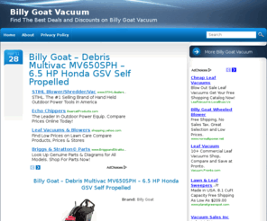 vacuumbillygoat.com: Billy Goat Vacuum
Find The Best Deals and Discounts on Billy Goat Vacuum