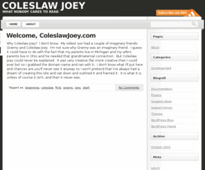 coleslawjoey.com: Coleslaw Joey
