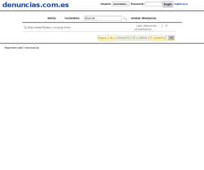 denuncias.com.es: denuncias.com.es || Inicio
