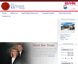 weimerteam.com: Weimer Team
Highlands Ranch Real Estate and Relocation Information.