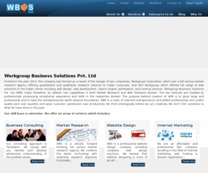 workgroup.in: Market Research | Business Consulting | Web Solutions| Company| India
Workgroup Business Solution Pvt. Ltd India is a full service Market Research, Business Consulting, Website Design and Internet Marketing Company.