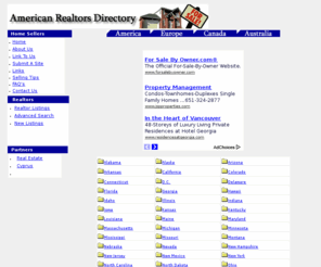 americarealtorsdirectory.com: America Realtors Directory
America Realtors Directory - Find real estate listings in of real estate agents, developers, directories, moving and relocation  companies, houses for sale in America