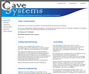 cavesystems.de: CaveSystems Software- und Systementwicklung, Consulting und Support - Anforderungsanalyse, Requirementsengineering, Projektmanagement, Entwicklung und Support für Ihre Softwarelösung.
CaveSystems Software- und Systementwicklung, Consulting und Support - Anforderungsanalyse, Requirementsengineering, Projektmanagement, Entwicklung und Support für Ihre Softwarelösung.