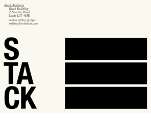 stackarchitects.com: STACK ARCHITECTS - Architects in Leeds
Expressive, passionate and professional team working together to share the joy of
architecture through the creation and celebration of building.