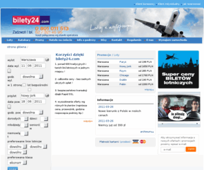 bilety24.com: Bilety lotnicze i autokarowe w portalu Bilety24.com
Sprawdź i wybierz najtańsze bilety lotnicze i autokarowe.  Rezerwuj  noclegi na całym świecie. Nawet 30 % taniej !