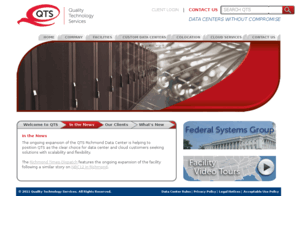 edeltacom.com: QTS - Data Centers without Compromise
Quality Technology Services provides Data Center and Managed IT services to businesses., Our services include colocation,server monitoring and management, managed security, managed storage, managed network infrastructure and disaster recovery.