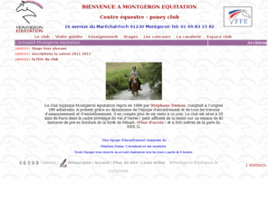 montgeron-equitation.com: Centre Equestre Montgeron Equitation
