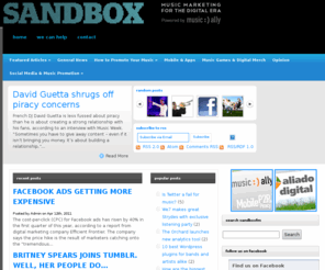 sandbox.fm: Sandbox.fm – Music Marketing For The Digital Era-
Digital Music Marketing
Digital Music Marketing