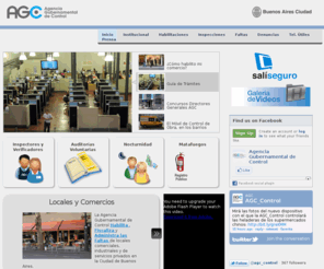 agcontrol.gob.ar: Agencia Gubernamental de Control
La AGC es el organismo encargado de fiscalizar la seguridad e higiene de establecimientos, obras en construcción y salubridad de alimentos en Capital.
En nuestra plataforma informativa encontrarás fotos, videos, notas en los medios de prensa y mucho más. Todos los usuarios de Facebook pueden participar de la página dejando sus comentarios y preguntas.
Te recomendamos seguir en Facebook a nuestro programa Salí Seguro para lograr juntos una noche porteña más segura.