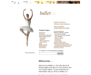 ballet.co.uk: Ballet.co Home Page
