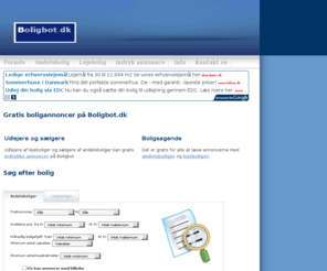 boligbot.dk: Boligbot - Gratis boligannoncer
Gratis boligannoncer med lejligheder og andelsboliger.