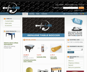 foos-shop.com: FOOS-SHOP - Genuine Table Soccer
Specializuota stalo futbolo parduotuvė.