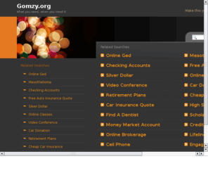 gomzy.org: GOMZY - Home
personal