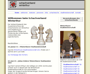 svwinterthur.ch: Schachverband Winterthur
Auf dieser Seite finden Sie Informationen rund um den Schachverband Winterthur.