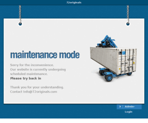 72original.com: Maintenance mode
72originals - Just another WordPress site