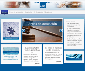 aideabogados.com: Aide abogados | Otro sitio realizado con WordPress
