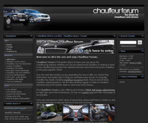 chauffeurforum.co.uk: Chauffeur Driven Car Hire - Chauffeur Cars - Limo Hire
The most popular Chauffeur Forum offering information and useful links to the chauffeur industry. Also offering FREE online advertising for all members.