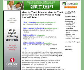 identitytheftprivacy.com: Identity Theft Privacy - Identity Theft Privacy
Identity Theft Privacy and Some Ways to Keep Yourself Safe