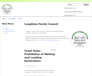 loughtonpc.org.uk: Loughton Parish Council
Joomla! - the dynamic portal engine and content management system