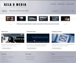 beladmedia.com: Bela D Media
Professional sample libraries created exclusively for Native Instruments Kontakt.