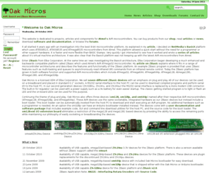 oakmicros.com: Oak Micros - Home
Oak Micros - Atmel AVR based Microcontroller Solutions