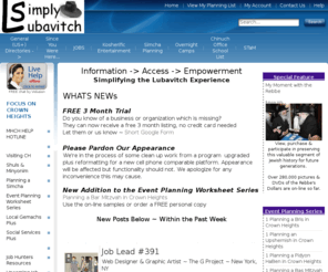 simplylubavitch.com: Simply Lubavitch
Products & services for todays extended Lubavitch community