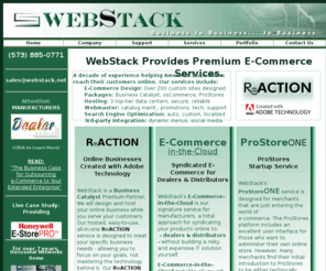 tradestack.com: WebStack Premium E-Commerce
WebStack designs and hosts premium websites which enable businesses to succeed in the world of e-commerce. ProStores, osCommerce, Business Catalyst