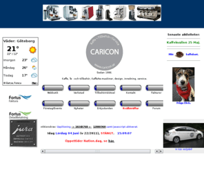 caricon.nu: Caricon.se - Jura, Dalla Corte, Isomac, Compak kaffemaskiner, espressomaskiner
Caricon,se, försäljning produkter,tillbehör och reservdelar.