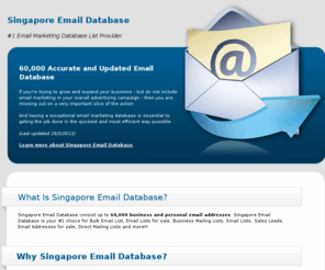 singaporeemaildatabase.com: Singapore Email Database
