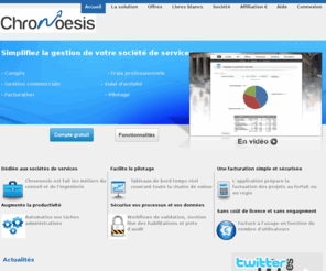 tela-solutions.com: Tela Solutions - Chronoesis
Tela Solutions Chronoesis est édité par la société Tela Solutions SAS. Fondée par trois anciens consultants en organisation et en systèmes d'information, la société propose aux PME des solutions simples et conviviales pour optimiser leurs processus et amé