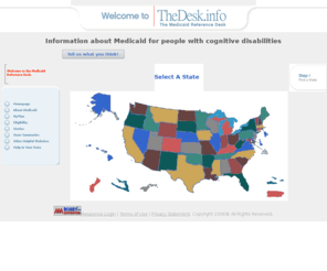 thedesk.info: Information for people with 
cognitive disabilities
