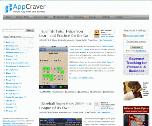 appcraver.com: AppCraver | iPhone Apps: iPhone App Reviews, iPod touch Apps, iPhone Troubleshooting, and News
AppCraver is dedicated to iPhone apps, iPod touch apps, news, reviews, interviews and troubleshooting tips. For more information on the best iPhone apps available visit AppCraver.com.