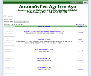 automoviles-aguirre-ayo.com: ¡Zen Cart!, El arte del E-commerce
¡Zen Cart! :  - automóvil ecommerce, open source, shop, online shopping