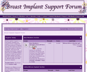 breastimplantsupport.org: Breast Implant Support Forum
