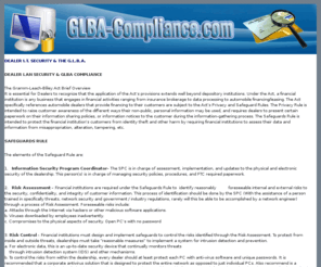 glba-compliance.com: GLBA-Compliance
GLBA solutions for your business.