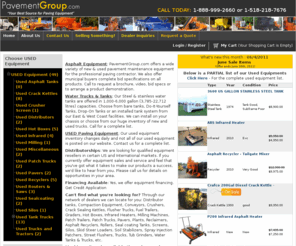 asphaltrecycling.biz: Asphalt Recycling, Tar Kettles, Hot Boxes, Roofing Kettles, Patch Equipment, and more
Providing Asphalt Recycling Machinery, portable asphalt plants, new and used paving equipment. PTIC is your source for new and used pavement equipment, portable asphalt plants, and asphalt recycling equipment. Our equipment is shipped to customers worldwide.