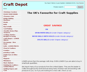 craftdepot.co.uk: Craft Depot - The UK's Favourite Craft Catalogue
Craft Depot - The UK's Favourite Craft Catalogue with craft materials for home and professional crafters