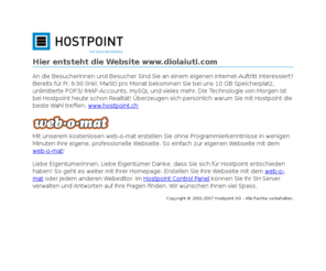 diolaiuti.com: Hostpoint AG - Günstiges Webhosting und weltweite Registrierung von Domains
Hostpoint AG, The Data Residence