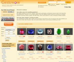 jtcbangkok.com: Rare Gems, Crystals, Ruby, Sapphire, Gemstones (QVSC) - Gemwow
Gemwow sells natural gemstones (rare gems, crystals, ruby, and sapphire) gem carvings principally from Mogok (Burma), Chantaburi (Thailand),gemstones for sale