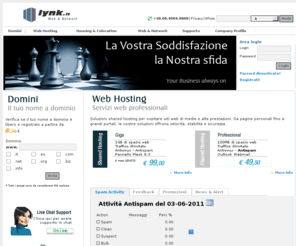 lynk.it: lynk.it -  Web & Network - Spazio web, domini, email, server virtuali, server dedicati
LYNK.it