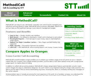 methodicall.net: Unified Call Accounting and Usage Reports - MethodiCall
MethodiCall call accounting software. Save money and increase produtivity with cross-carrier call accounting, user-friendly telephone usage reports and superior telecom management.