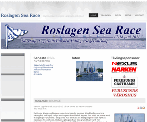 roslagensearace.se: Roslagen Sea Race
Joomla! - ett lättanvänt webbpubliceringssystem (Content Managament System) som är baserat på öppen källkod.