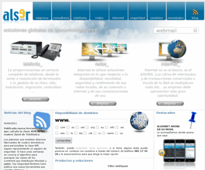 alser.net: Alsernet 2000
Alsernet 2000 - Soluciones globales de Telecomunicaciones e Informatica