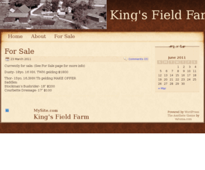 kingsfieldfarm.com: King's Field Farm -
King's Field Farm. 