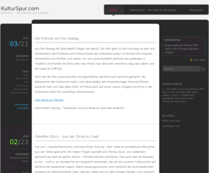 kulturspur.com: KulturSpur.com | KulturSpur – das WebZine aus Salzburg
KulturSpur – das WebZine aus Salzburg