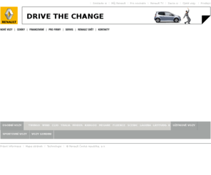 renaultrevue.cz: Vítejte na oficiálních stránkách Renault Česká Republika
Renault, francouzský výrobce automobilů, představuje svou nabídku nových vozů, financování a poprodejních služeb.
