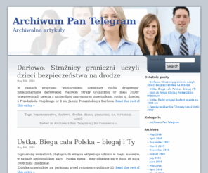 gazetyarchiwalne.com: Archiwum Pan Telegram
