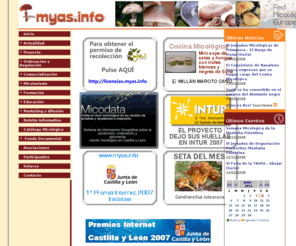 myas.info: Micología, portal LIFE MYAS, setas, fungi, myas, hongos
Proyecto LIFE MYAS, Red Micológica Europea, Adema, Asociación para el desarrollo endógeno de Almazán y otros municipios