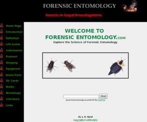 nafea.biz: Forensic entomology
The complete forensic entomology site.