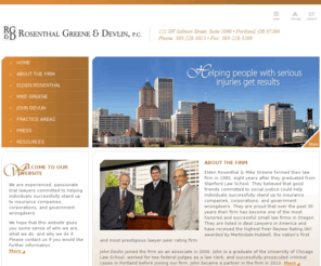 rgdpdx.com: Rosenthal Greene & Devlin, P.C.
Experienced, passionate trial lawyers committed to helping individuals successfully stand up to insurance companies, corporations, and government wrongdoers.